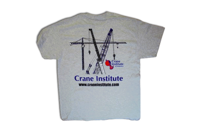 CIA Shirt with Crane Design on Back