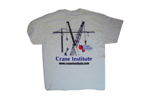 CIA Shirt with Crane Design on Back