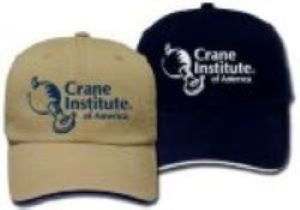 Hat with Crane Institute Logo